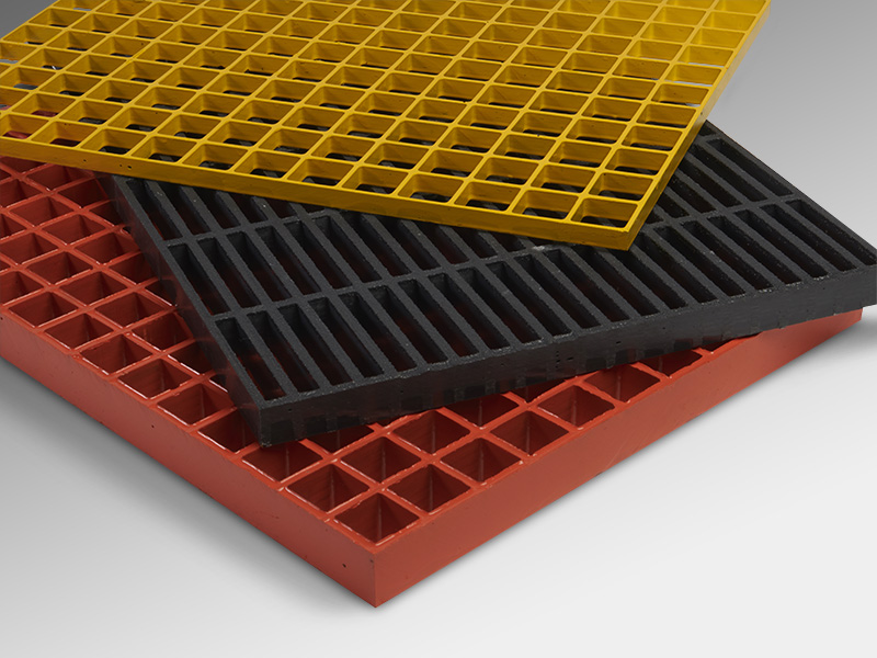 Standard Tolerance 1-1/2 Thickness 4 Width Antimicrobial Fiberglass Grating 8 Length Gray 1-1/2 x 1-1/2 Openings 