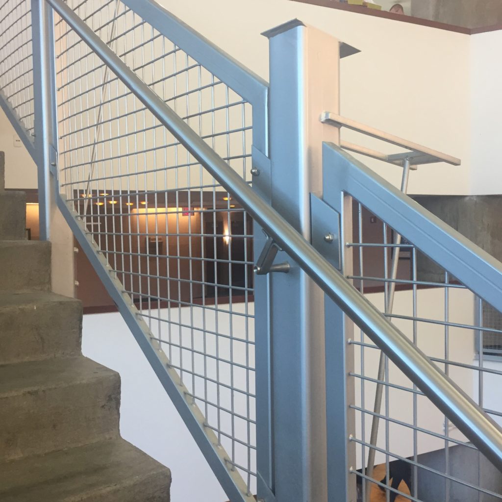 WELDED WIRE MESH STAIR INFILL